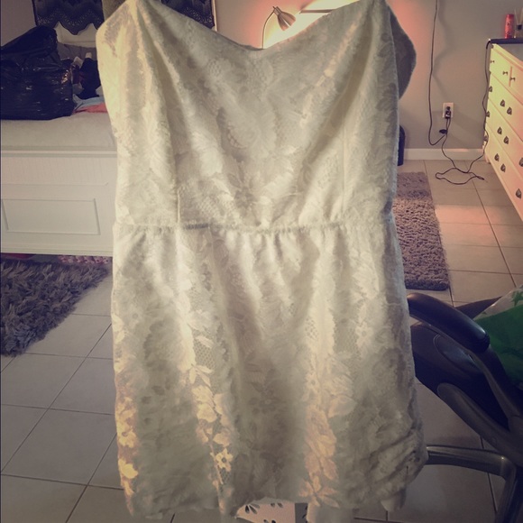 White Lace Tank Top