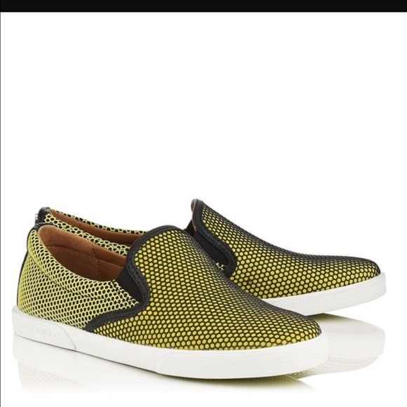 Jimmy Choo Demi Skate slip on sneakers - yellow