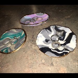Handmade ring dishes