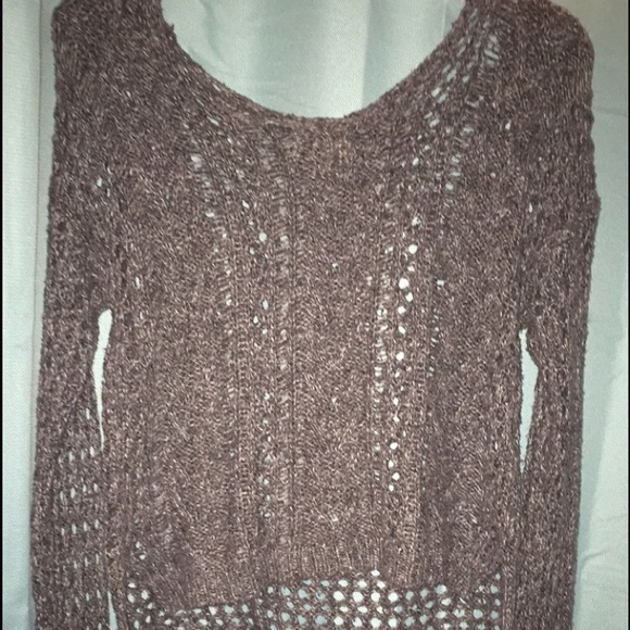 a grey knit Hollister sweater. - Picture 2 of 3