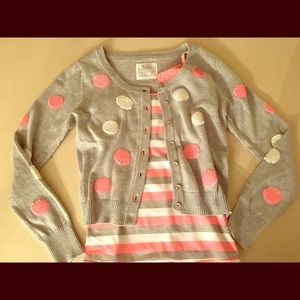 Justice girls size 12 sweater set