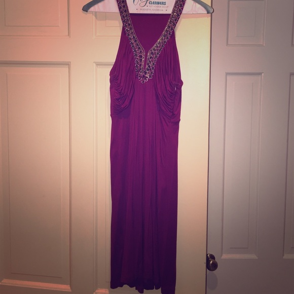 Calvin Klein purple boho dress size 4