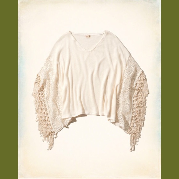 hollister poncho