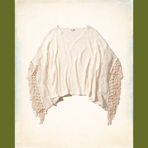 hollister poncho