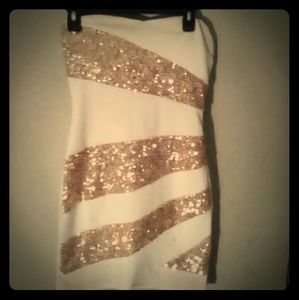 Strapless dress