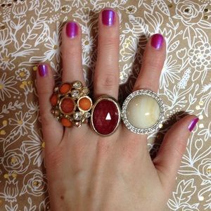 Ann Taylor Loft stretchy rings