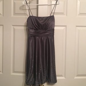 Gray party dress