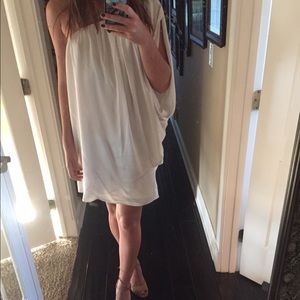 White one shoulder dress