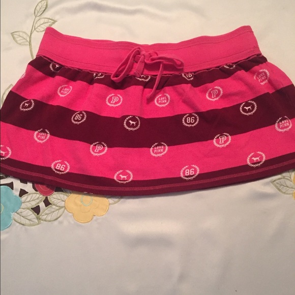 PINK VICTORIA'S SECRET SKIRT/COVER-UP