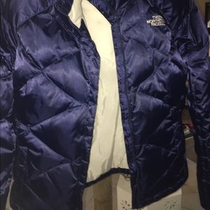 Blue North Face Winter Coat