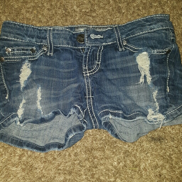 BKE denim shorts