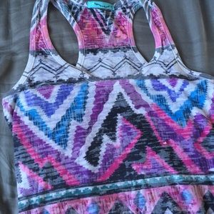Colorful fitted  tank top from Nordstrom