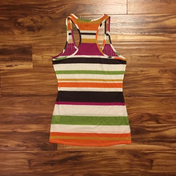 Sequined-Striped Racerback - Picture 3 of 3