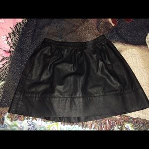 NWT 'rebellious' leather skirt