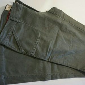 army green hollister pants