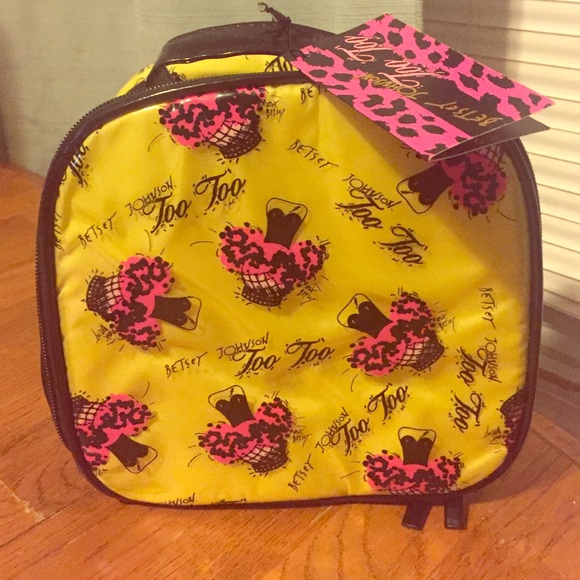 Betsey Johnson lunchbox make up bag