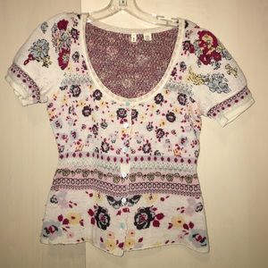 Anthropologie short sleeve cardigan