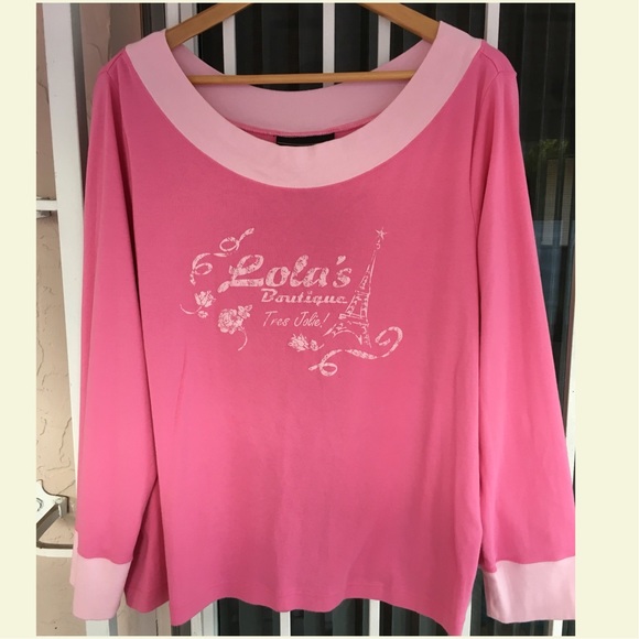 Plus size - Lane Bryant pink top