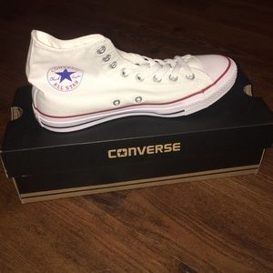 High top white converse