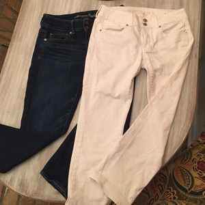 American Eagle Denim Capri Pants Sz 6