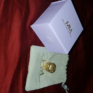 Melinda Maria gold multi-row band ring