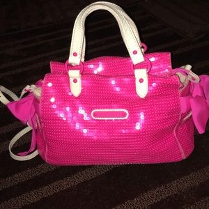 Juicy couture beautiful pink sequins bag