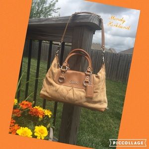 Coach Ashley Stitch Suede Hobo 🌟