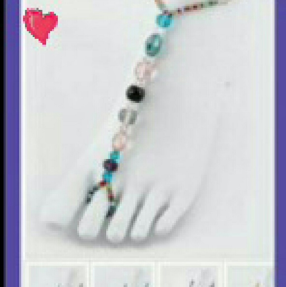 White Barefoot bead and shell sandel