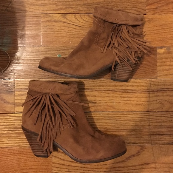 Sam Edelman Louie Fringe Booties - Picture 2 of 4