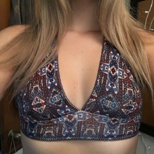 Tribal print bralette