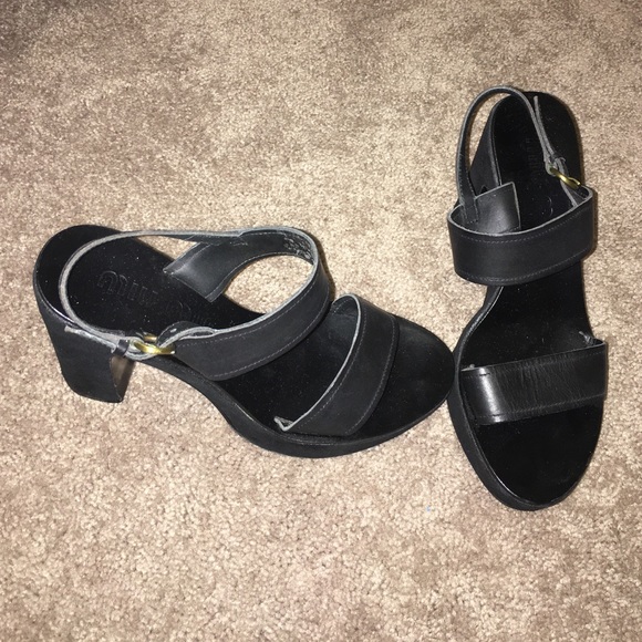 Vintage Miu Miu by prada chunky heels