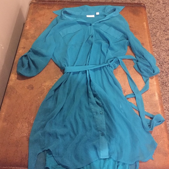 Tee shirt button dress