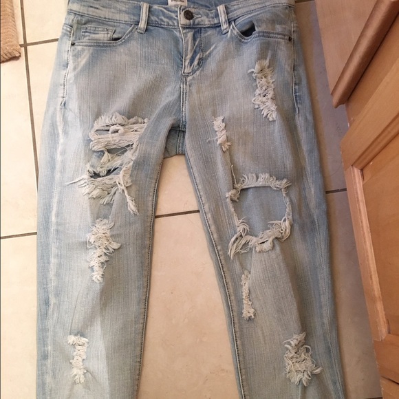 HP distressed boyfriend jeans!