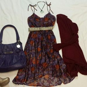 ☆Host Pick☆ Vintage Boho Hippie-Chic Summer Dress