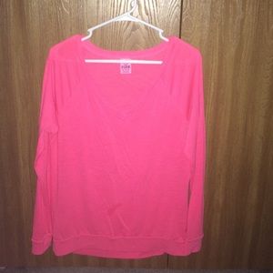 XS long sleeve Victoria Secret hot pink shirt