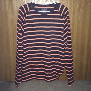 Long sleeve stripped American Eagle shirt