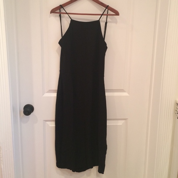 Reformation backless dress with side slit (medium)