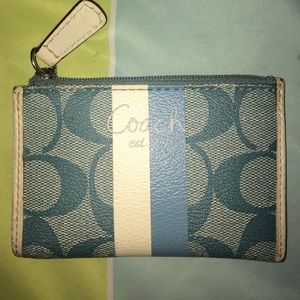 Coach coin and card purse