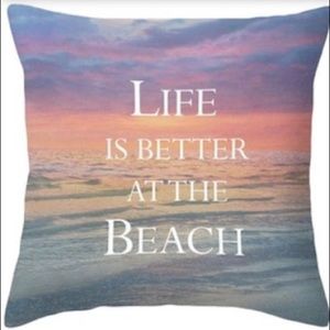 Beach Theme Pillow Cover