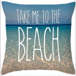 Beach Theme Pillow Cover