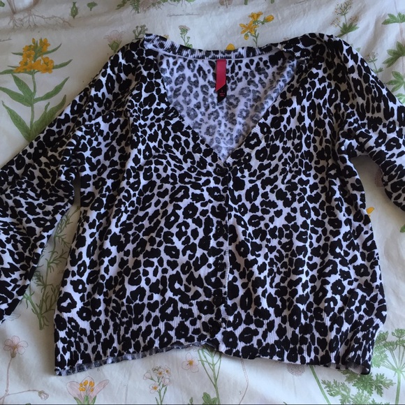 Leopard Print Cardigan
