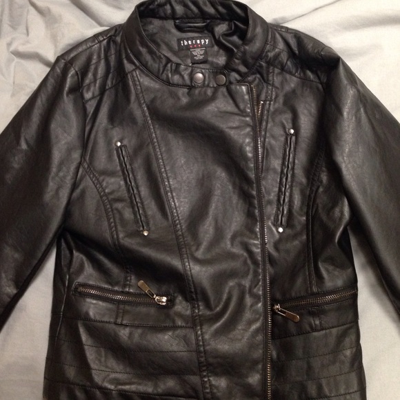 Light weight leather jacket.