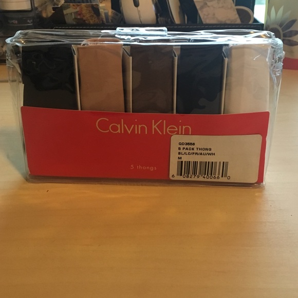 Calvin Klein Invisible Thong in neutrals