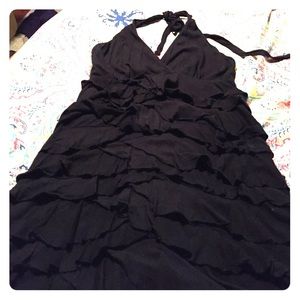 Black Ruffle Dress