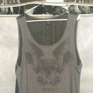 Torrid Skull Tank Sheer Back