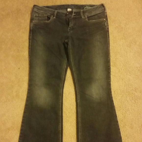 Silver boot cut jeans