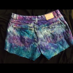 Custom vintage Galaxy cutoff  Jean shorts