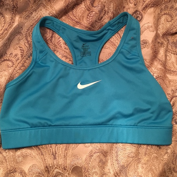 Blue nike sports bra!