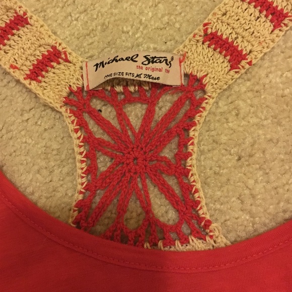Michael Stars crochet racer back tank - Picture 2 of 3