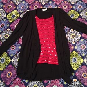 Girls size L sequence top